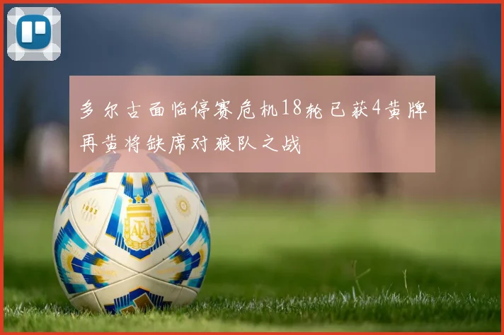 多尔古面临停赛危机18轮已获4黄牌再黄将缺席对狼队之战